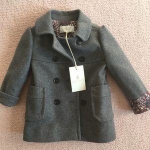 Brand new grey baby Gucci coat 3-6 months